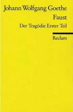 Johann Wolfgang von Goethe: Faust (German language, 1986, Reclam)