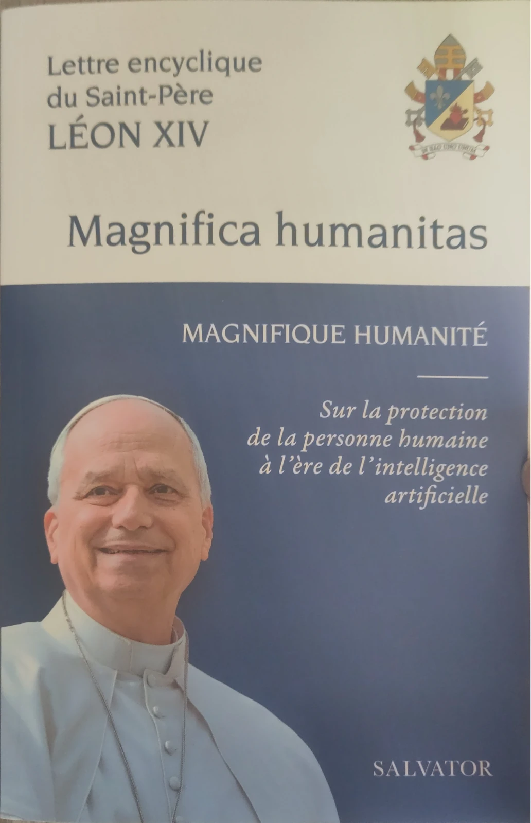 Papa Leone XIV: Magnifica humanitas (French language, Salvator)