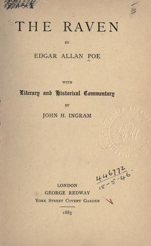 Edgar Allan Poe: The raven. (1885, G. Redway)