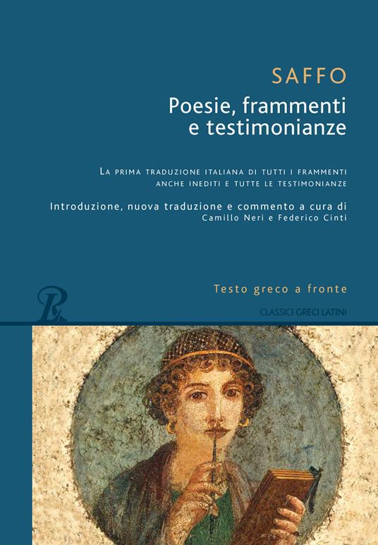 Saffo: Poesie, frammenti e testimonianze (Paperback, Italiano language, 2017, Rusconi Libro)