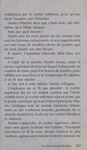 Alexandre Dumas (fils): Le comte de Monte-Cristo (French language, 1993, Hachette jeunesse)