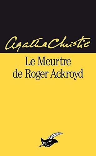 Agatha Christie: Le meurtre de Roger Ackroyd (French language, 1992, Editions du Masque)