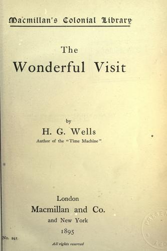 H. G. Wells: The wonderful visit. (1895, Macmillan)