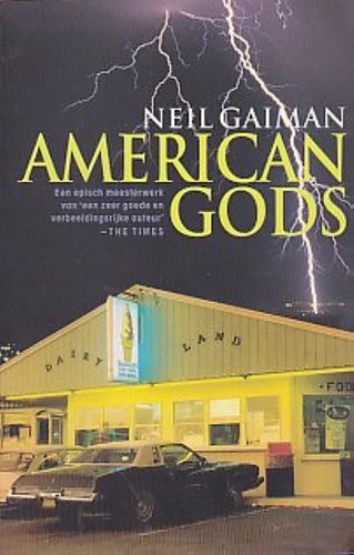 Neil Gaiman, Cover Art: American Gods (Paperback, 2002, Haper Torch)
