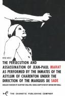 Peter Weiss, Geoffrey Skelton: Marat/Sade (Paperback, 1964, Dramatic Pub.)