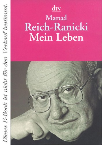 Marcel Reich-Ranicki: Mein Leben (German language, 2000, Deutscher Taschenbuch Verlag)