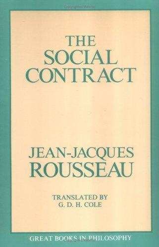 Jean-Jacques Rousseau: The social contract (1988)