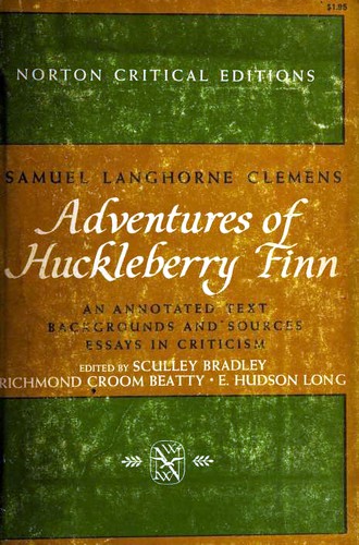 Mark Twain: Adventures of Huckleberry Finn (1962, W W Norton & Company)