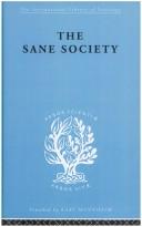 Erich Fromm: The Sane society (1998, Routledge)
