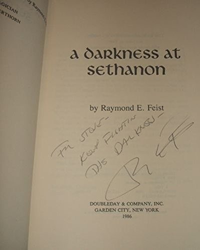 Raymond E. Feist: A darkness at Sethanon (1986, Doubleday)