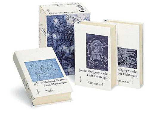 Johann Wolfgang von Goethe: Faust-Dichtungen (German language, 1999, Reclam)