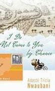 Adaobi Nwaubani: I do not come to you by chance (2009, Hyperion)