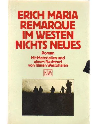 Erich Maria Remarque: Im Westen nichts Neues (German language, 1992, Kiepenheuer & Witsch)