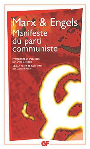 Friedrich Engels, Karl Marx: Manifeste du Parti communiste (French language, 1998, Groupe Flammarion)