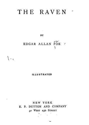 Edgar Allan Poe: The raven (1884, Harper & Brothers)