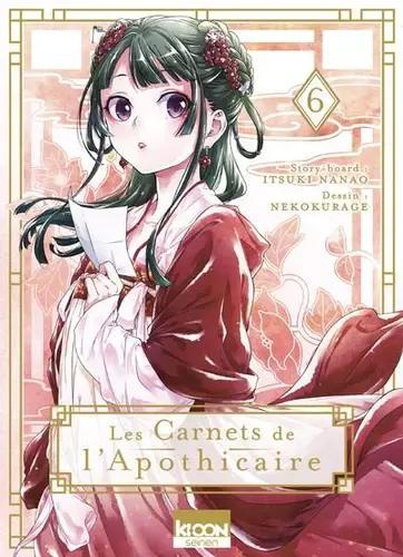 Natsu Hyûga, Itsuki Nanao, Touko Shino: Les Carnets de l'apothicaire, tome 6 (French language, 2021, Ki-oon)