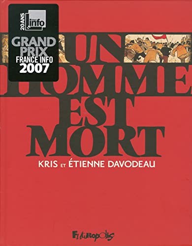 Kris: Un homme est mort (2006, Futuropolis)