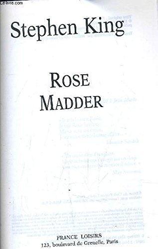 Stephen King: Rose Madder (French language, 1998, France Loisirs)