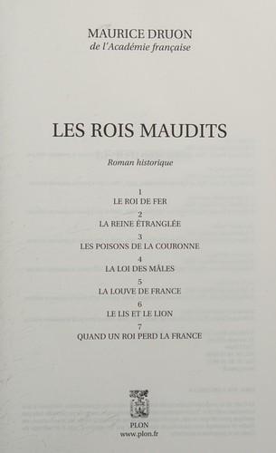 Maurice Druon: Les rois maudits : roman historique (French language, 2014)