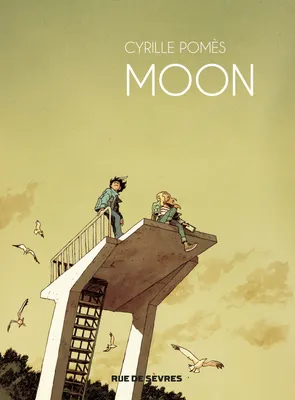 Cyrille Pomès: Moon (GraphicNovel, French language, 2022, Rue de Sèvres)