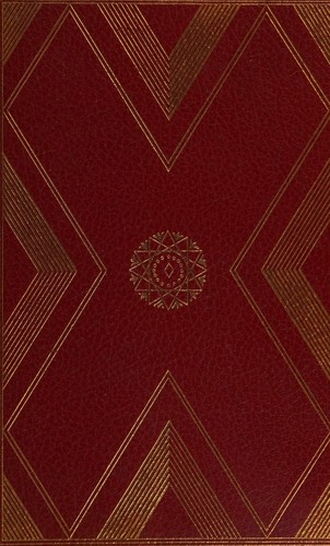 Pearl S. Buck: Good Earth Red covers with bright gold design and lettering (1949, International Collector's Library)