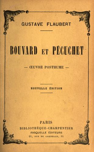 Gustave Flaubert: Bouvard et Pécuchet (French language, 1899, Fasquelle)