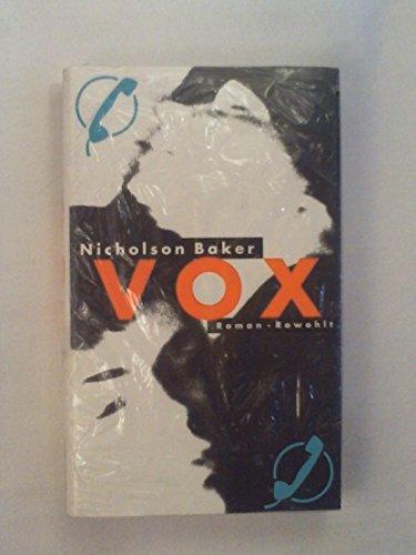 Nicholson Baker: Vox (German language, 1992, Rowohlt)
