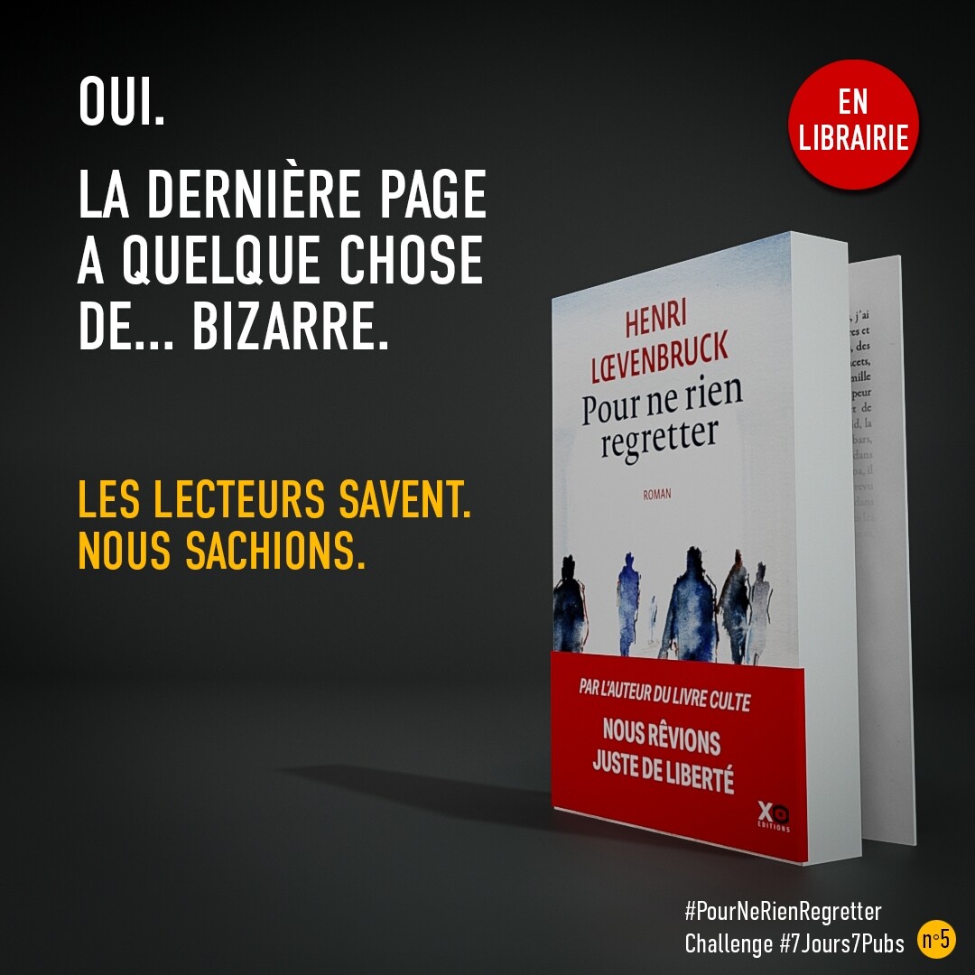 On voit le livre entrouvert. Le texte : oui, la dernière page a quelque chose de bizarre. 
les lecteurs savent
nous sachions