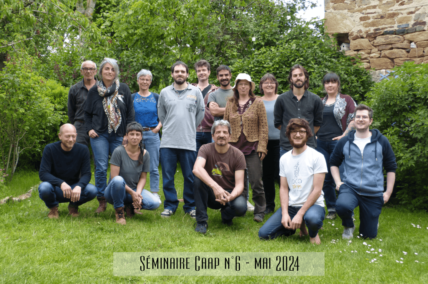 photo de groupe lors du séminaire de la Caap en mai 2024